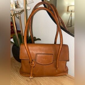 Radley London Burnham Beeches Flapover Shoulder Bag - Tan Leather